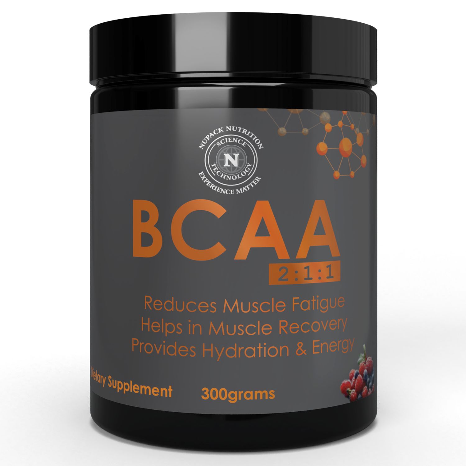 NUPACK BCAA Berry Blast Powder